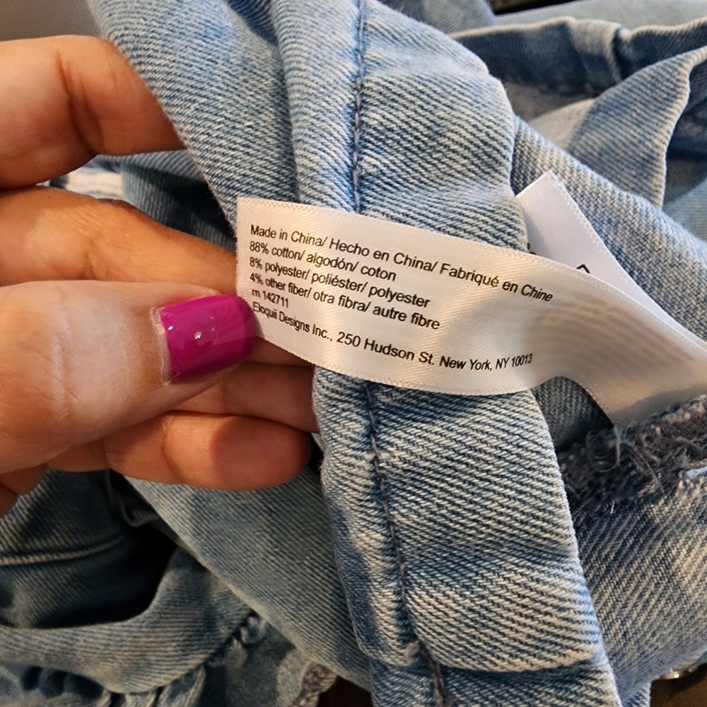 Eloquii Elements Plus Size Chambray Flutter Sleev… - image 8